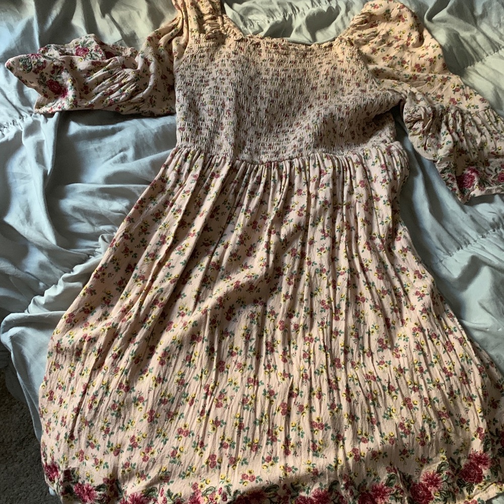Pink Floral Dress *Lowest Price*
